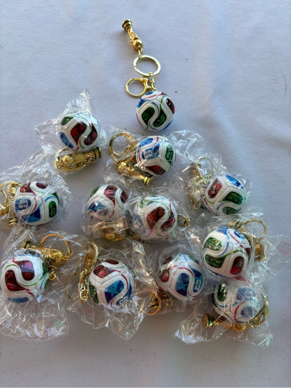 2026 fifa World Cup Keychain Charm with. Trophy 12 pcs as pictured